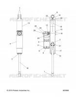 SUSPENSION, AMORTISSEUR ARRIERE TRACK (7044819)