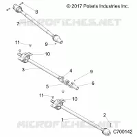 SYSTEME DE TRANSMISSION, FRONT, MID, REAR PROP SHAFT