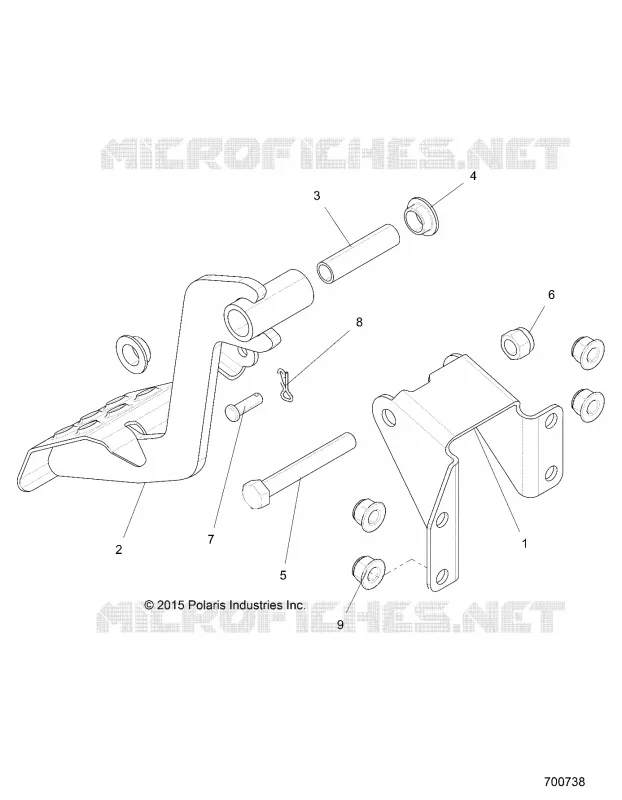 BRAKES, PEDAL AND MAITRE CYLINDRE