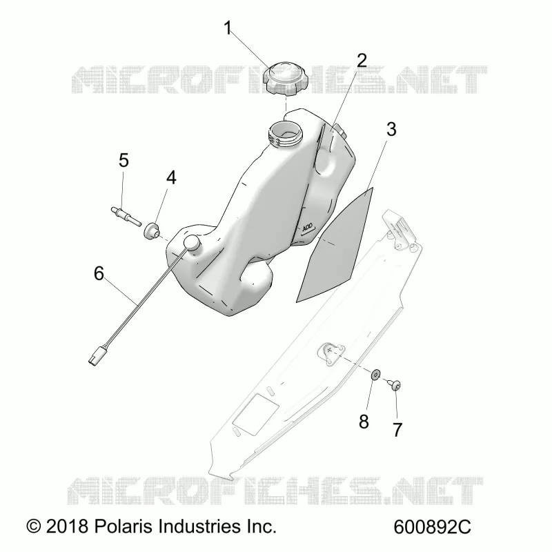 ENGINE, OIL BOTTLE ASM.