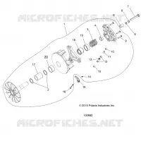 SYSTÈME DE TRANSMISSION, PRIMARY CLUTCH