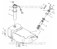 CARBURANT TANK SL 780 B964087 and Intl. SL 780 I964087 (4935523552A009)