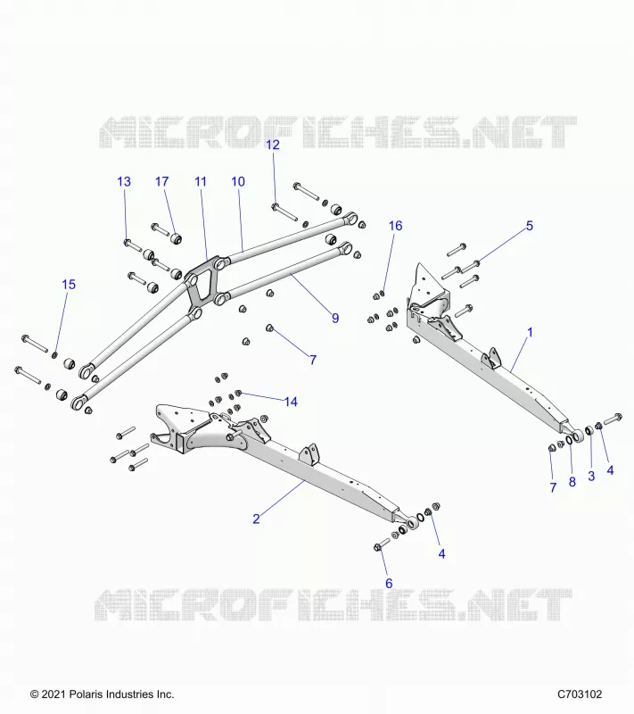 SUSPENSION ARRIERE CONTROL ARMS