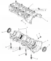 CARTERS MOTEUR ASSEMBLY XLT Special (Xtra) 0946767 (4927112711031A)
