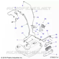 BODY, CARBURANT LINES, EVAP