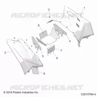 CARROSSERIE ARRIERE CAB AND HEAT SHIELDS