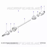 DRIVE TRAIN, DRIVE ARBRE DE TRANSMISSION ARRIERE