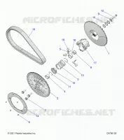 SYSTÃˆME DE TRANSMISSION, SECONDARY CLUTCH