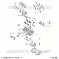 ENGINE, CULASSE, CAM AND VALVES