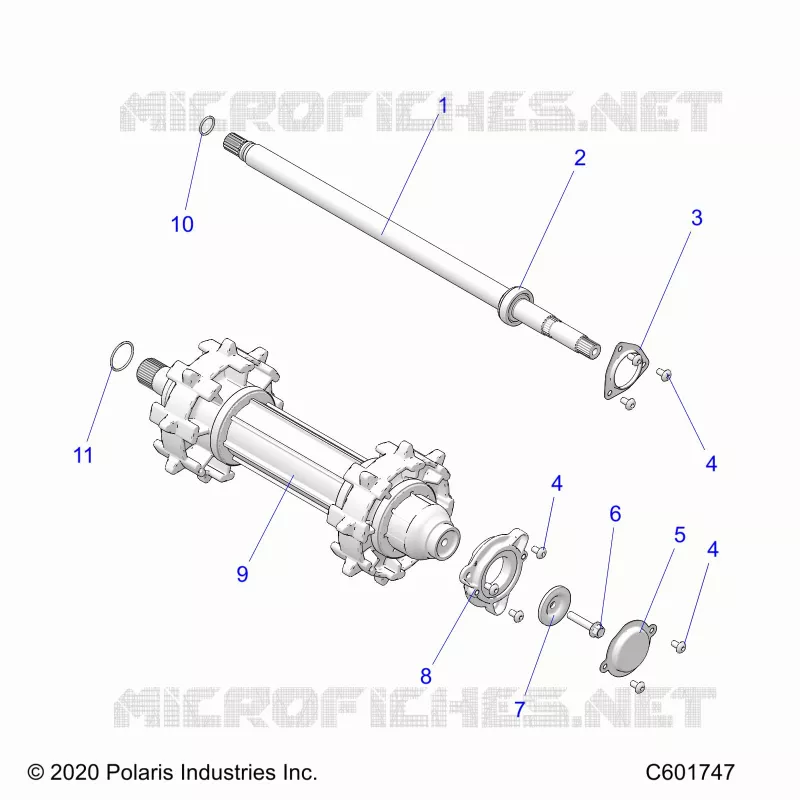 DRIVE TRAIN, JACKSHAFT AND ARBRE DE TRANSMISSION