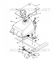 RESERVOIR A CARBURANT Sport 400L W958540 (4930133013A012)