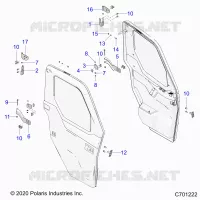 PORTES, FRONT, MOUNT