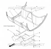 PLANCHER PANEL, 2 PASSENGER