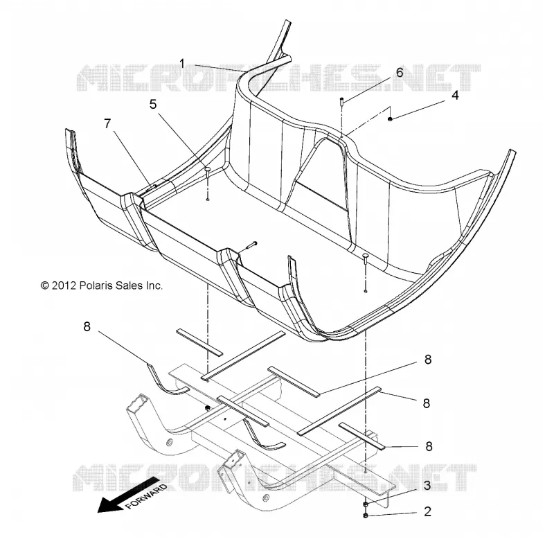PLANCHER PANEL, 2 PASSENGER