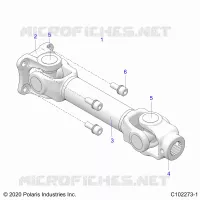 DRIVE TRAIN, PROP ARBRE DE TRANSMISSION ARRIERE
