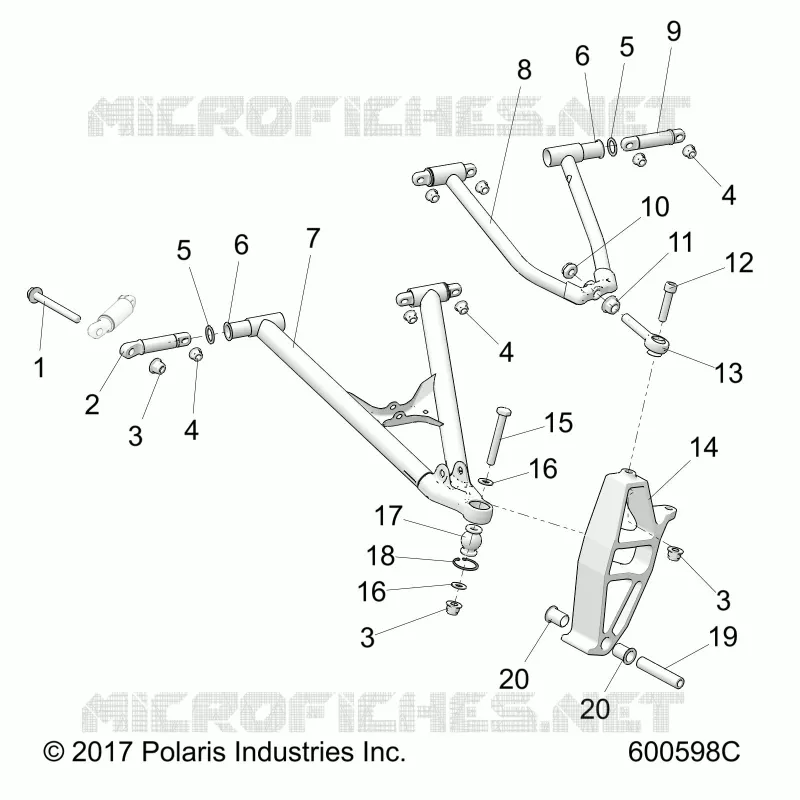 TRIANGLES SUSPENSIONS AVANT 