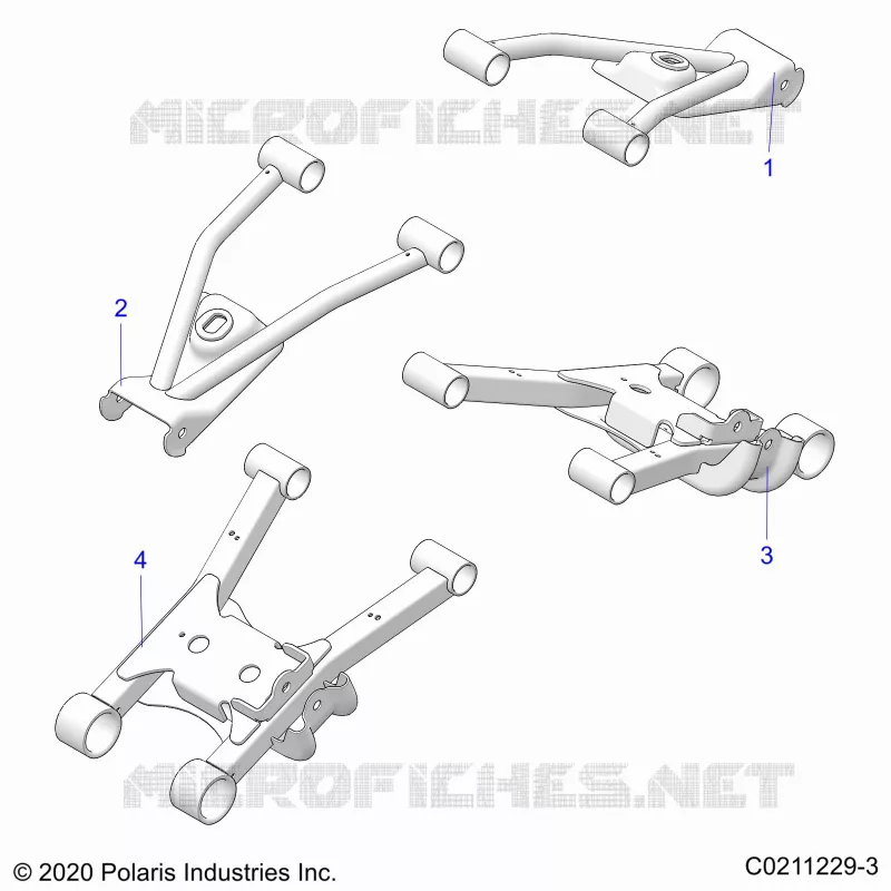 SUSPENSION ARRIERE CONTROL ARMS