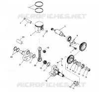 PISTON ET VILEBREQUIN SPORTSMAN 4X4 W948040 (4926842684C013)