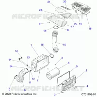 ENGINE, PRISE D'AIR SYSTEM