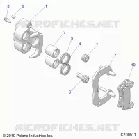 BRAKES, ETRIER DE FREIN ARRIERE