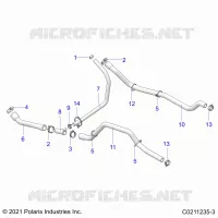 ENGINE, SYSTÃˆME DE REFROIDISSEMENT, HOSES