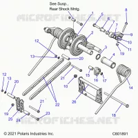 SUSPENSION, BRAS DE SUSPENSION ARRIERE