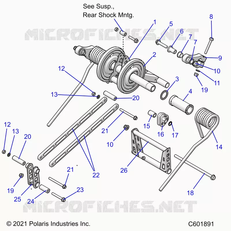 SUSPENSION, BRAS DE SUSPENSION ARRIERE