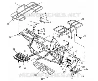 PARE CHOCS / PORTE PAQUET MOUNTING 2X4 300 W947530 (4926742674A007)