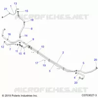 REFROIDISSEMENT ROUTING, ENGINE