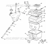 RESERVOIR D'HUILE/BOITE A AIR 600 RMK 0980958 AND EUROPEAN 600 RMK E980958 (4944634463C004)