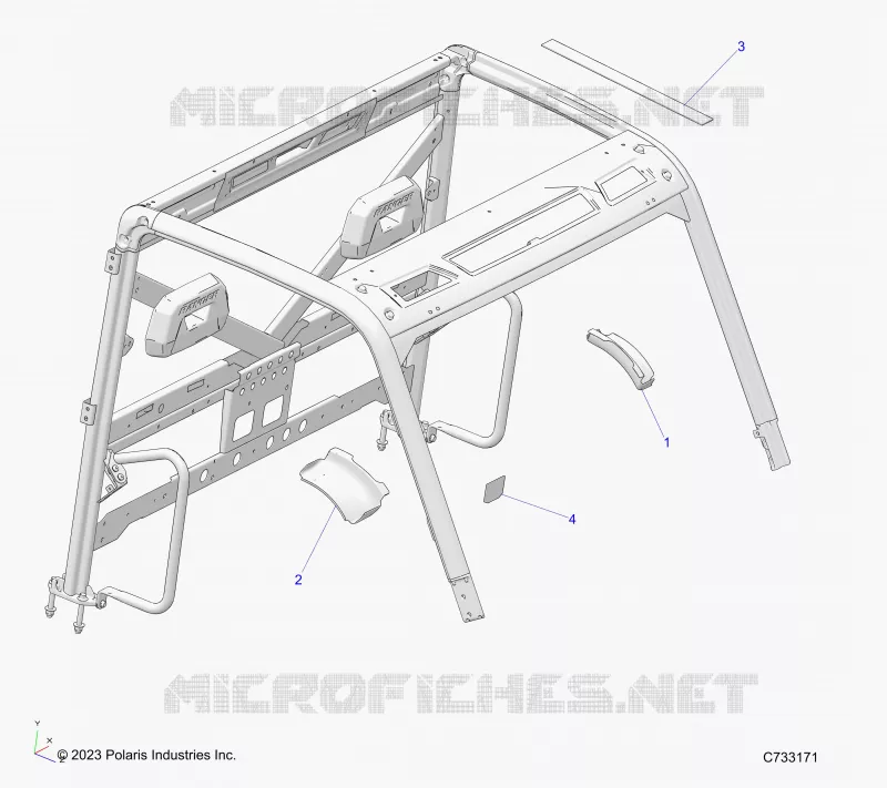 CHASSIS, EDGE COVER