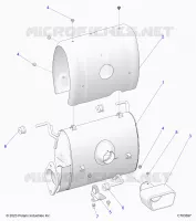 ENGINE, ECHAPPEMENT, SILENCER AND RELATED