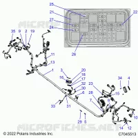 ELECTRICITE, WIRE HARNESS, CHASSIS