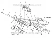 BRAS DE SUSPENSION AVANT 500 EFI RMK 0962974 (4931983198B012)
