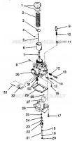 CARBURATEUR XLT 0940767, XLT SP 0940667   XLT SKS 0940567 (4925022502038A)