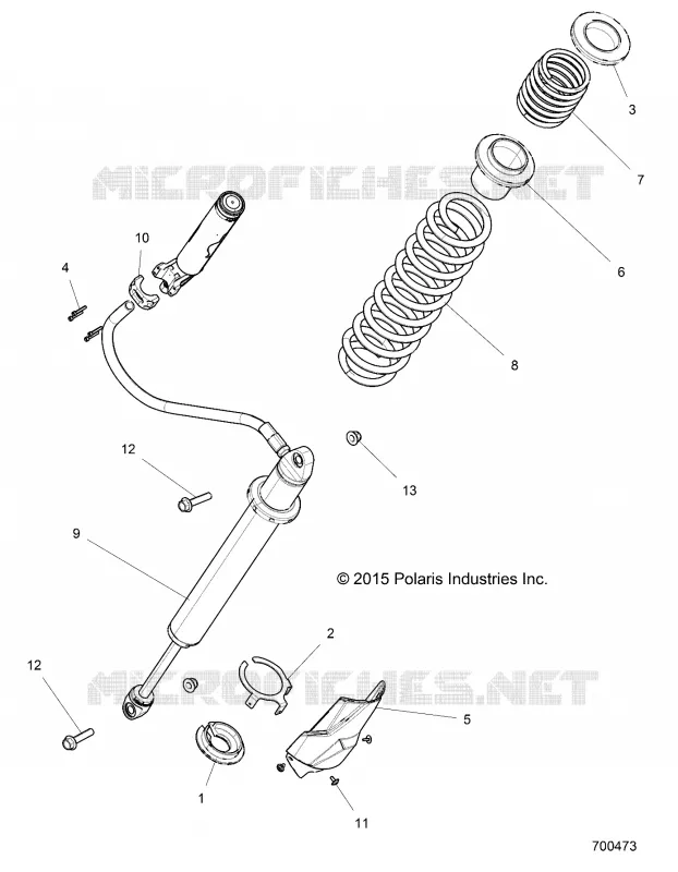 SUSPENSION, AMORTISSEUR ARRIERE MOUNTING