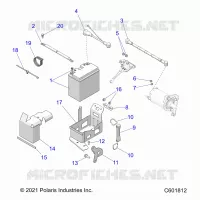 ELECTRICITE, BATTERY BOX  ASM.
