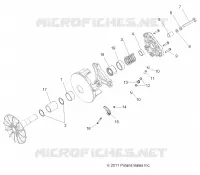 SYSTÈME DE TRANSMISSION, PRIMARY CLUTCH