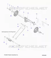 SUSPENSION, BRAS DE SUSPENSION ARRIERE