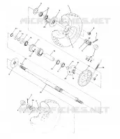 PONT ARRIERE 250 4x4 / W928127 (4922872287B011)