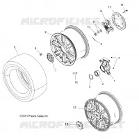 ROUES, REAR and HUB