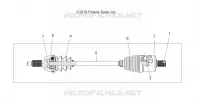 SYSTÈME DE TRANSMISSION, ARBRE DE TRANSMISSION, FRONT
