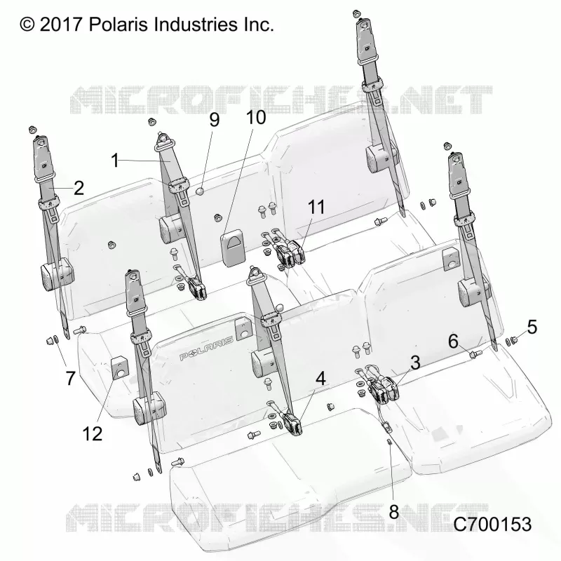 SIEGE BELT MOUNTING