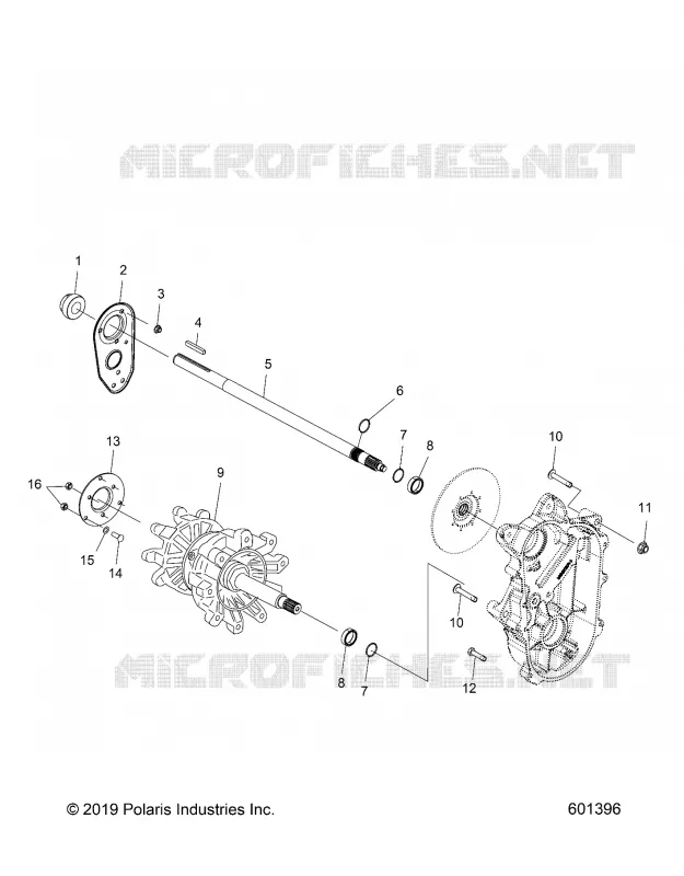 DRIVE TRAIN, JACKSHAFT AND ARBRE DE TRANSMISSION