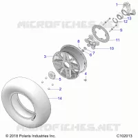 ROUES, FRONT AND HUB