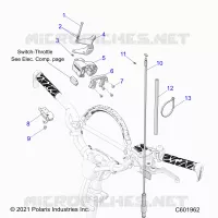 MOTEUR, THROTTLE CONTROL ASM.