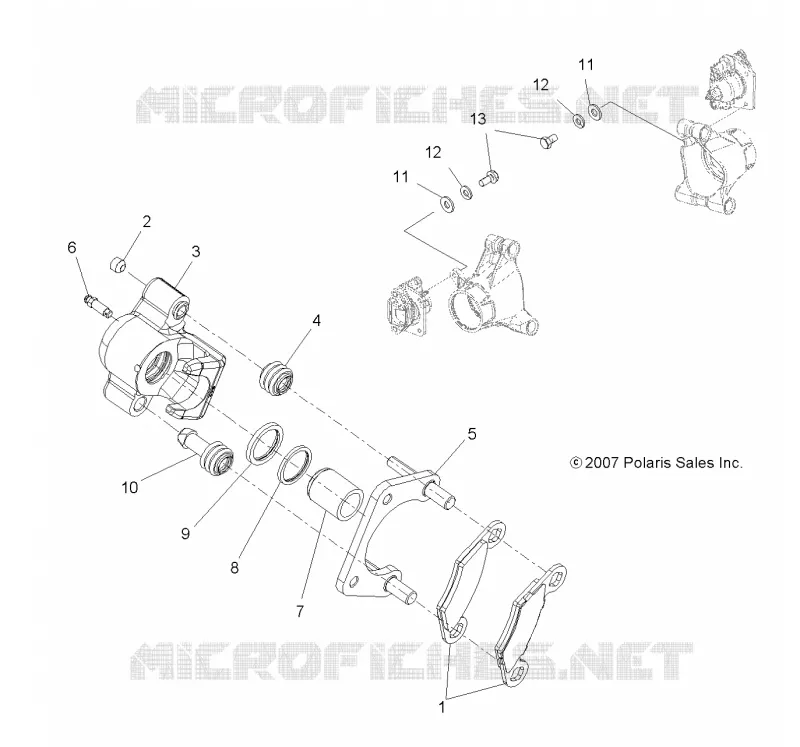 FREIN ARRIERE CALIPER