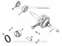 MOTEUR, VILEBREQUIN AND PISTON