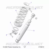 SUSPENSION, AMORTISSEUR AVANT MOUNTING