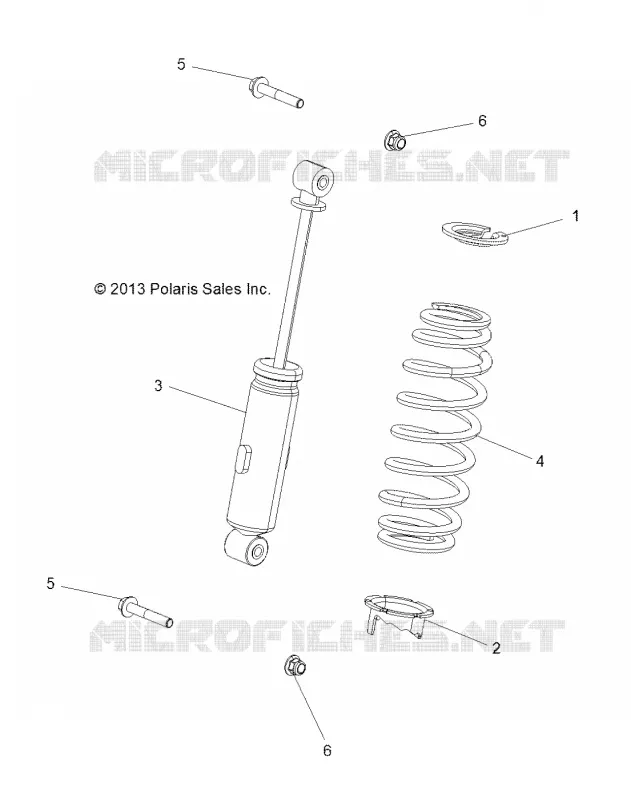SUSPENSION, AMORTISSEUR AVANT